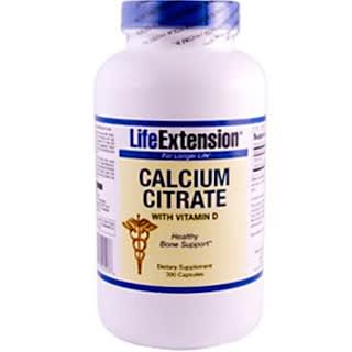 Life Extension, Calcium Citrate with Vitamin D, 300 Capsules