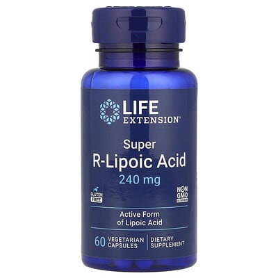 Life Extension, Super D-Lipoic Acid, 60 Vegetarian Capsules