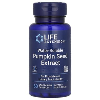 Life Extension, Water-Soluble Pumpkin Seed Extract, 60 Vegetarian Capsules