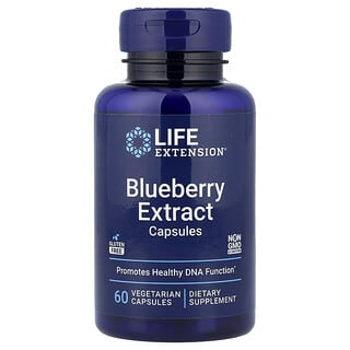 Life Extension, Blueberry Extract Capsules, 60 Vegetarian Capsules