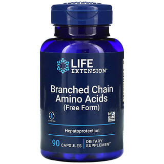 Life Extension, Aminoácidos de cadena ramificada, 90 cápsulas