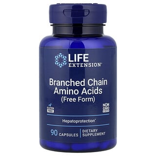 Life Extension, Forgrenede aminosyrer, fri form, 90 kapsler