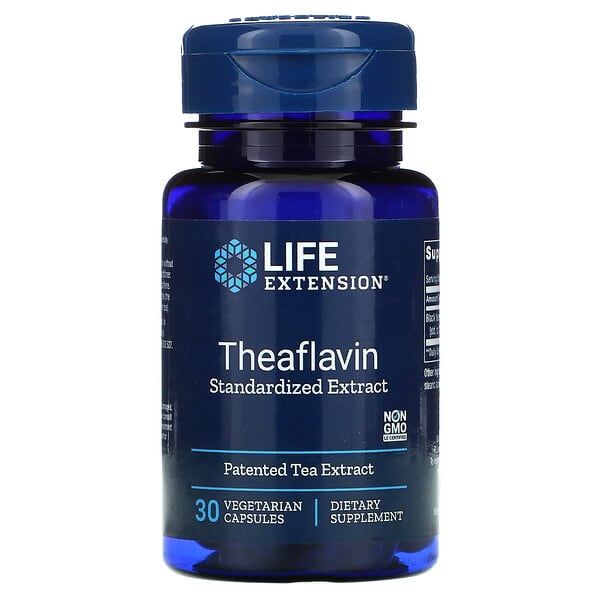 Life Extension, Standardisiertes Theaflavin-Extrakt, 30 vegetarische Kapseln