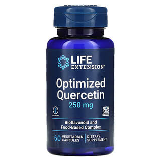 Life Extension, оптимизированный кверцитин, 250 мг, 60 вегетарианских капсул