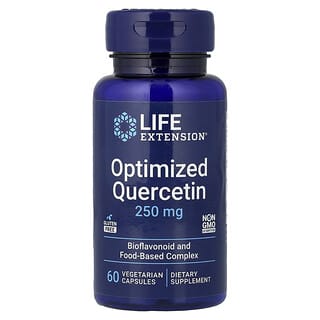 Life Extension, Quercetina Otimizada, 250 mg, 60 Cápsulas Vegetarianas