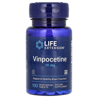 Life Extension, Vinpocetine, 10 mg, 100 Vegetarian Tablets