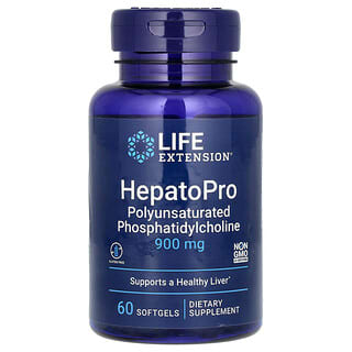 Life Extension, HepatoPro, Suplemento que promueve la salud hepática, 900 mg, 60 cápsulas blandas