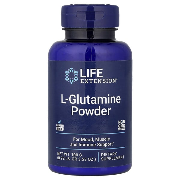 L-Glutamine Powder, 3.53 oz (100 g)