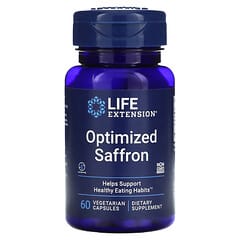 Life Extension, Optimized Saffron, optimierter Safran, 60 pflanzliche Kapseln