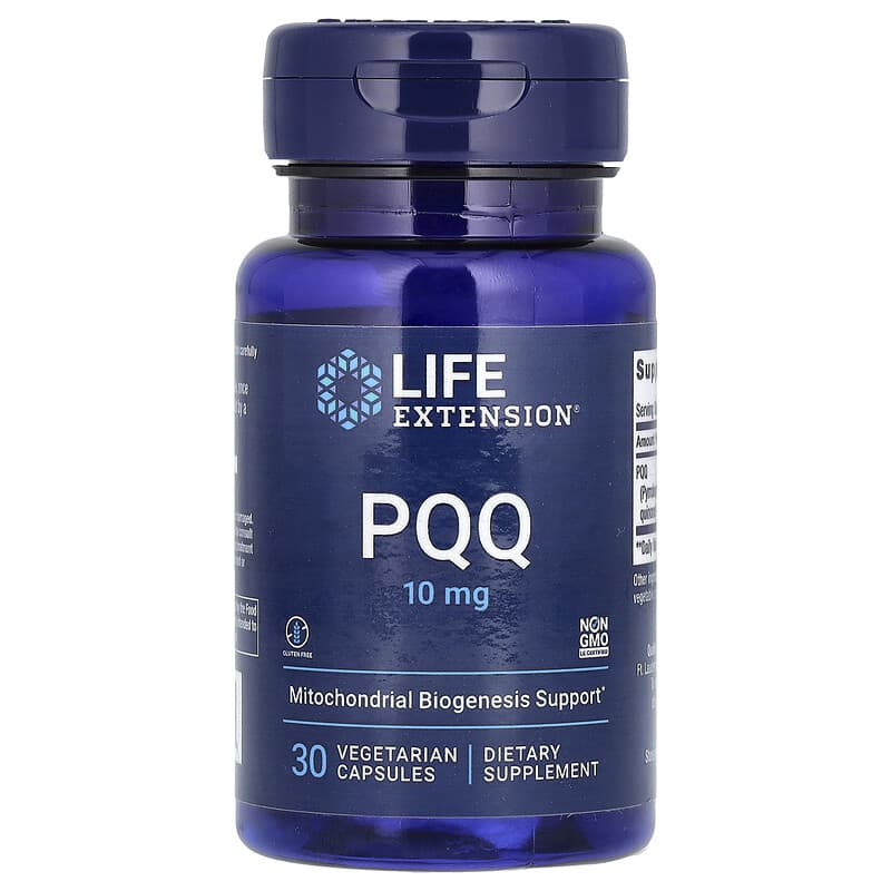 PQQ(ピロロキノリンキノン)カプセル、10mg、ベジカプセル30粒 PQQ(ピロロキノリンキノン)カプセル、10mg、ベジカプセル30粒