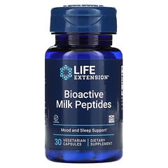 Life Extension, Peptides de lait bioactifs, 30 capsules végétariennes