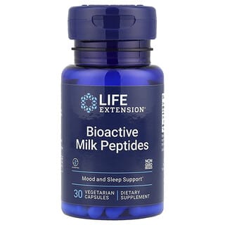 Life Extension, Peptides de lait bioactifs, 30 capsules végétariennes