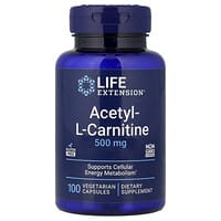 L-カルニチン、500mg、ベジカプセル30粒