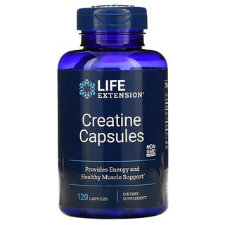 Life Extension, Cápsulas de creatina, 120 cápsulas