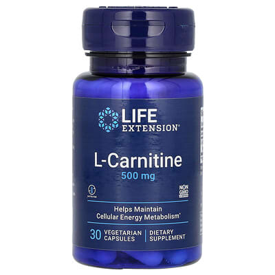 Life Extension, L-Carbon, 500 mg, 30 Vegetarian Capsules