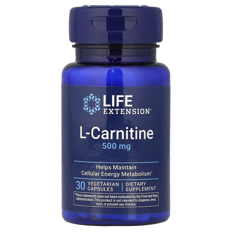 what is l carnitine 500mg used for L-Carnitine, 500 mg, 30 Vegetarian Capsules