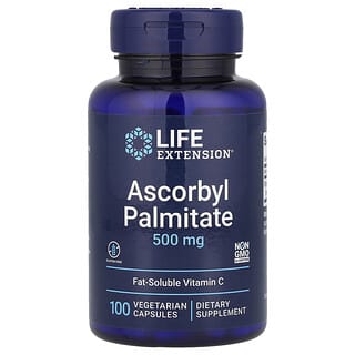 Life Extension, Palmitato de ascorbilo, 500 mg, 100 cápsulas vegetales