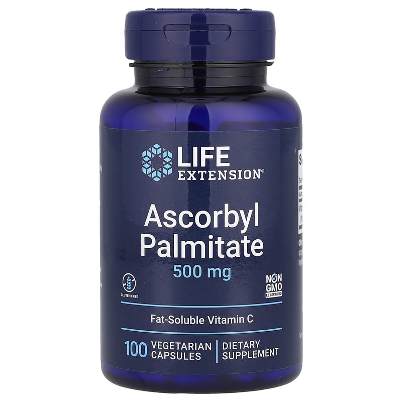 Life Extension Ascorbyl Palmitate 500mg 100 Capsules