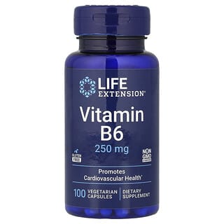Life Extension, Vitamin B6, 250 mg, 100 Vegetarian Capsules