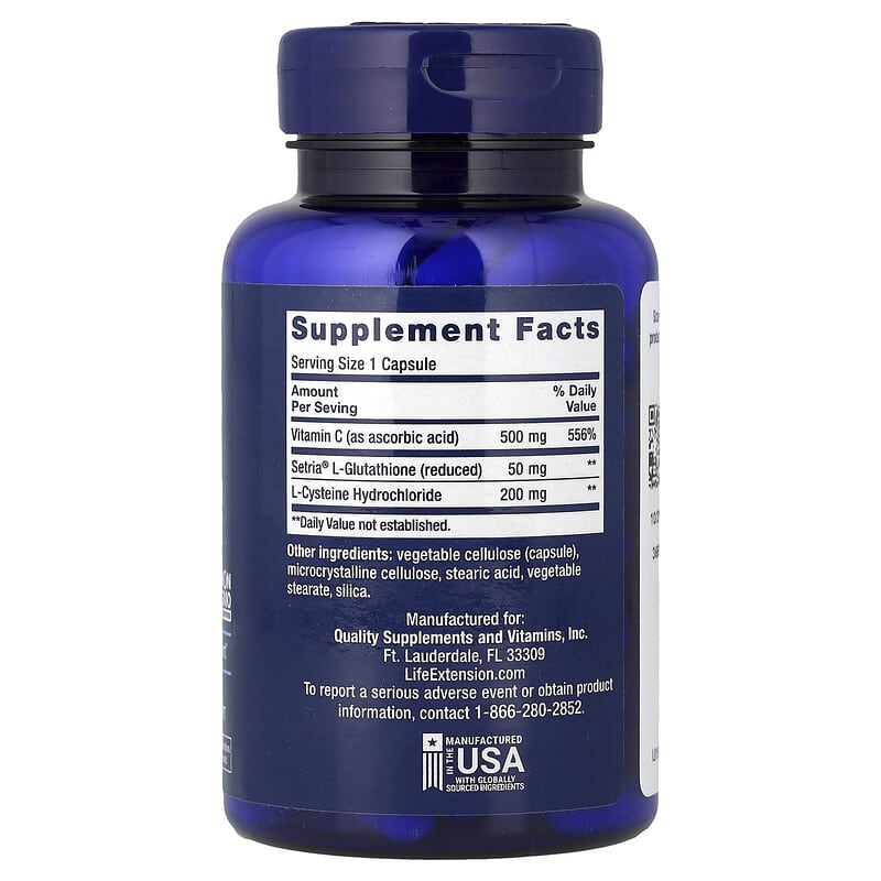Life Extension, Glutathione Cysteine & C, 100 Capsules | iHerb