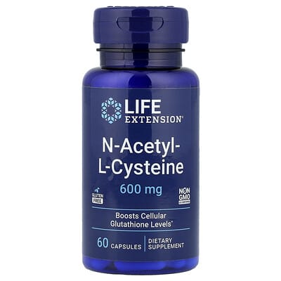 Norland Life Extension, N-Acetyl-L-Cysteine, 600 mg, 60 Capsules supplement Uganda UGX 48179