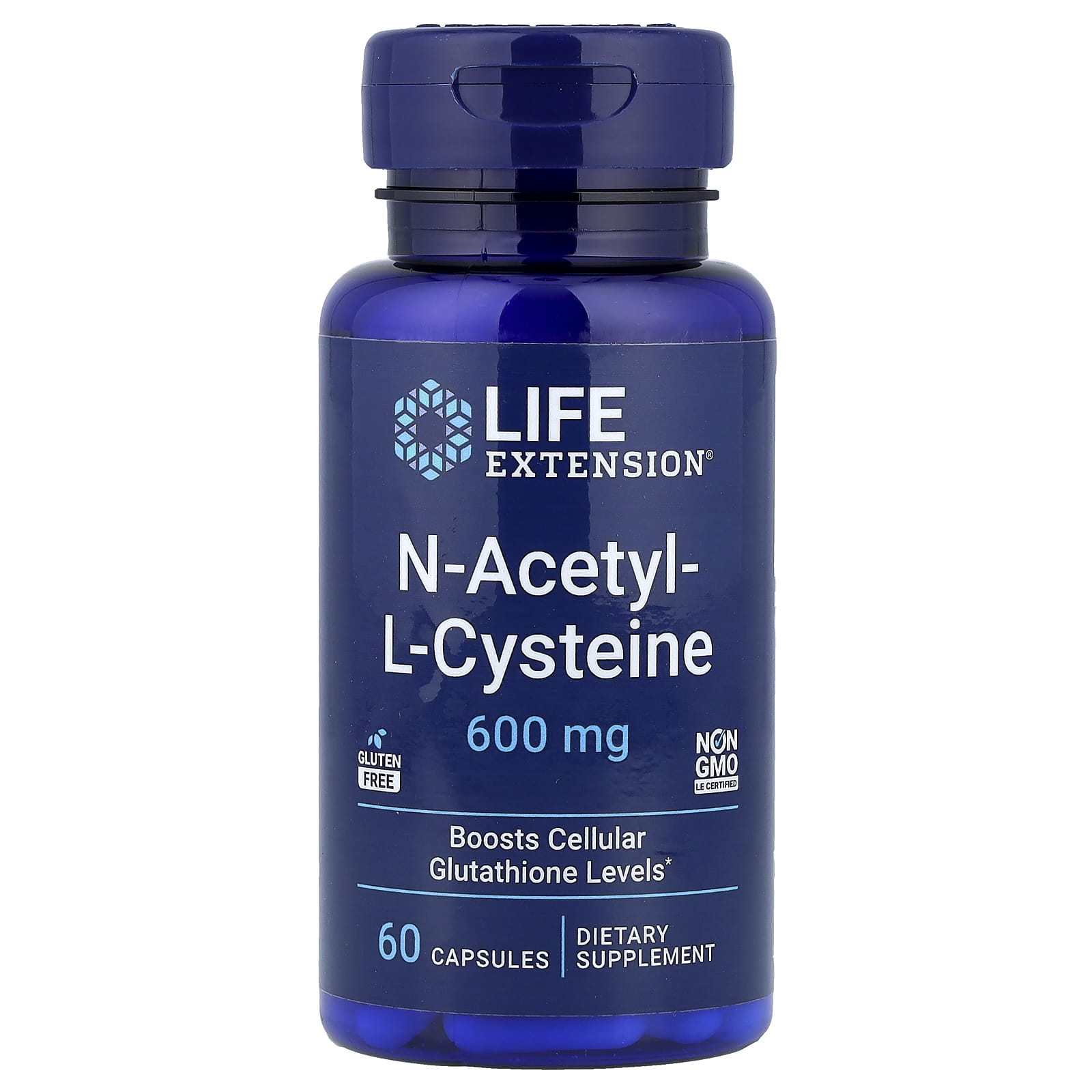 Life Extension, N-乙酰-L-半胱氨酸，600 毫克，60 粒膠囊