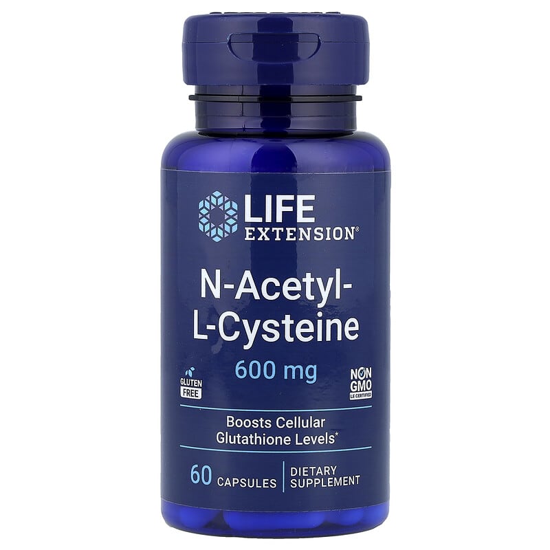 N-Acetyl-L-Cysteine, 600 mg, 60 Capsules