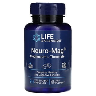 Life Extension, Neuro-Mag, 마그네슘 L-트레온산, 베지 캡슐 90정