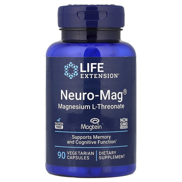 Neuro-Mag®, 마그네슘 L-트레온산, (캡슐 1정당 48mg)