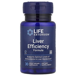 Life Extension, Formule pour l'efficacité du foie, 30 capsules végétariennes