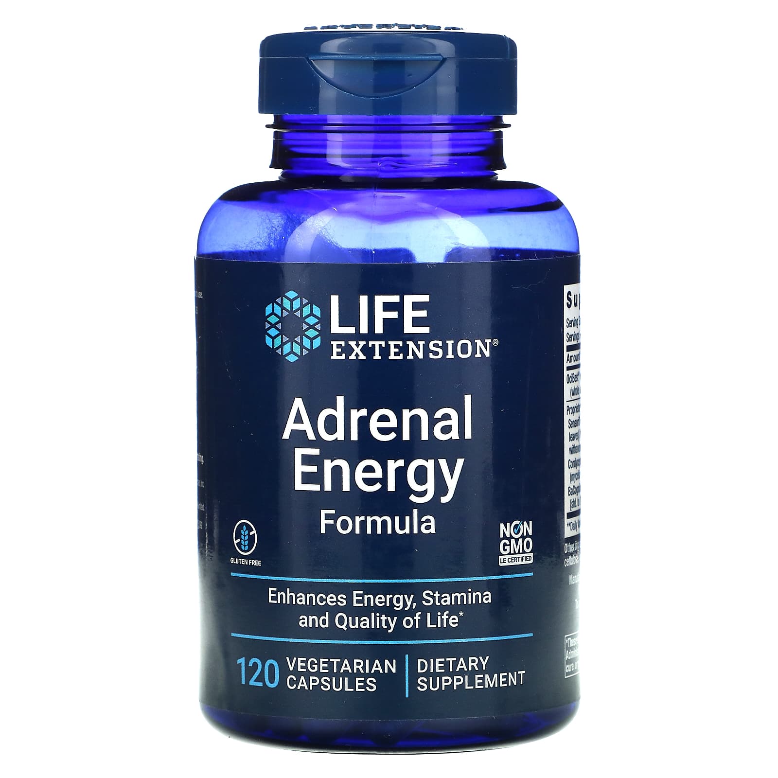 Life Extension, Adrenal Energy Formula, 120 Vegetarian Capsules