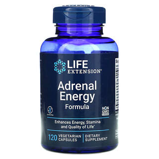 Life Extension, Adrenal Energy Formula, Fórmula de energía suprarrenal, 120 cápsulas vegetales