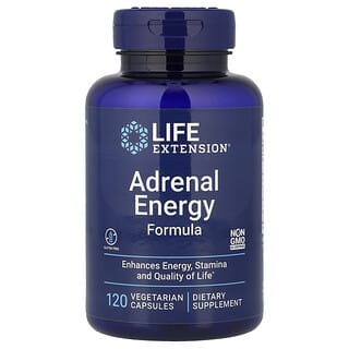 Life Extension, Adrenal Energy Formula, 120 Vegetarian Capsules
