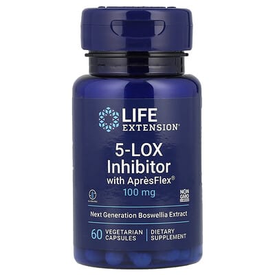 Norland Life Extension, 5-LOX Inhibitor with ApresFlex®, 100 mg, 60 Vegetarian Capsules supplement Uganda UGX 66247