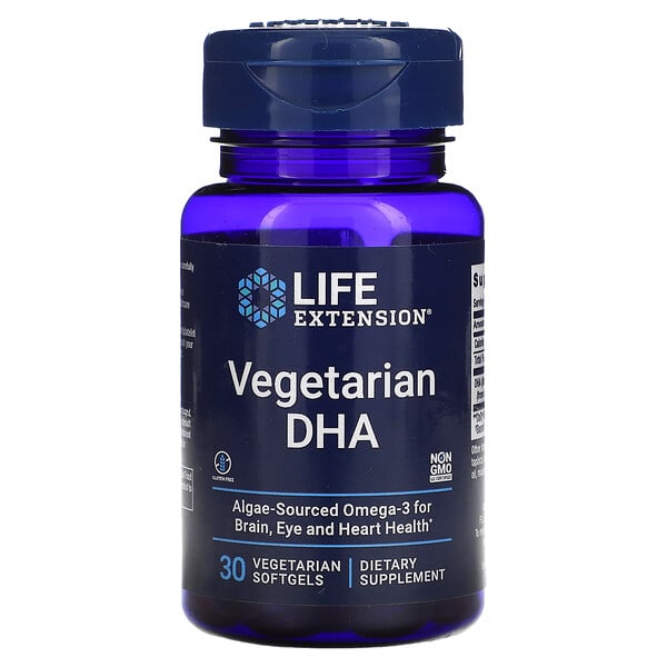 Life Extension, Attentive DHA，30 粒素食軟凝膠