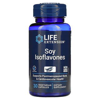 Life Extension, Isoflavonas de soya, 30 cápsulas vegetales