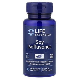 Life Extension, Soy Isoflavones, 30 Vegetarian Capsules (135 mg per Capsule)