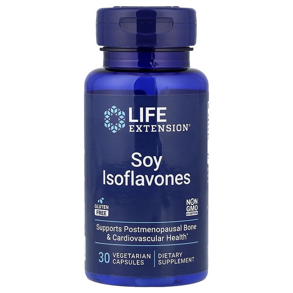 Soy Isoflavones, 30 Vegetarian Capsules (135 mg per Capsule)