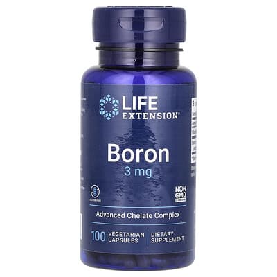 Life Extension, Boron, 3 mcg, 100 Vegetarian Capsules