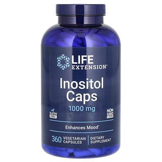 Life Extension, Kapsul Inositol, 1.000 mg, 360 Kapsul Vegetarian