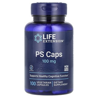 Life Extension, PS Cápsulas, 100 mg, 100 Cápsulas Vegetarianas