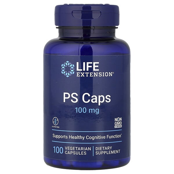 Life Extension, PS 캡슐, 100mg, 베지 캡슐 100정