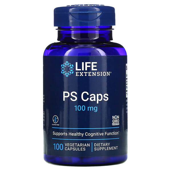 Life Extension, PSカプセル、100mg、ベジカプセル100粒