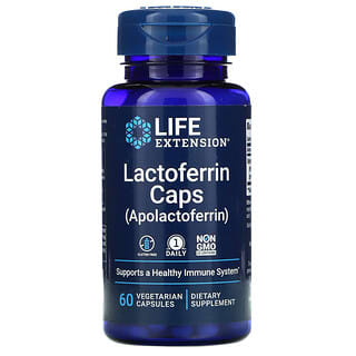 Life Extension, Lactoferrin Caps, Lactoferrin, 60 Kapseln