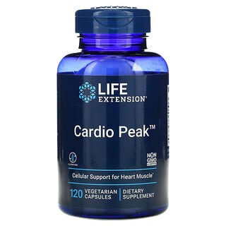 Life Extension, Cardio Peak, 120 вегетарианских капсул