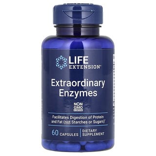 Life Extension, Enzimas Extraordinárias, 60 Cápsulas