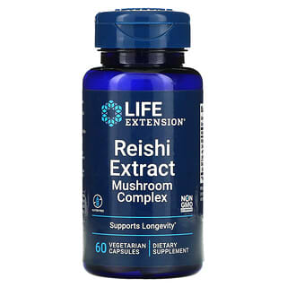 Life Extension, Reishi Extract Mushroom Complex, 60 Vegetarian Capsules