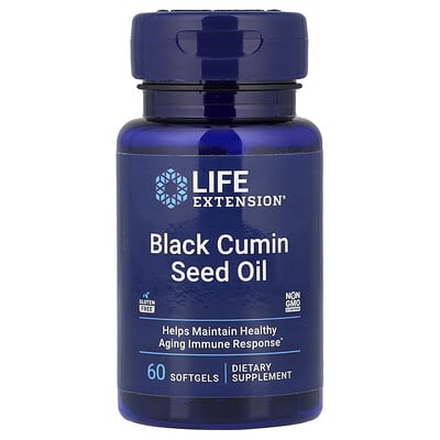 Norland Life Extension, Black Cumin Seed Oil, 60 Softgels (500 mg per Softgel) supplement Uganda UGX 48179