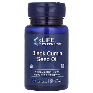 Life Extension, олія з насіння чорного кмину, 60 капсул