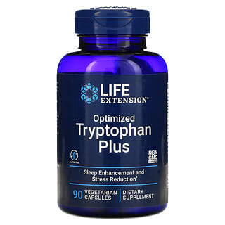 Life Extension, تريبتوفان Optimized Tryptophan Plus، عدد 90 كبسولة نباتية